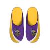 FOCO Men's NFL 2022 Big Logo Color Edge Slipper, Minnesota Vikings, Large view 1