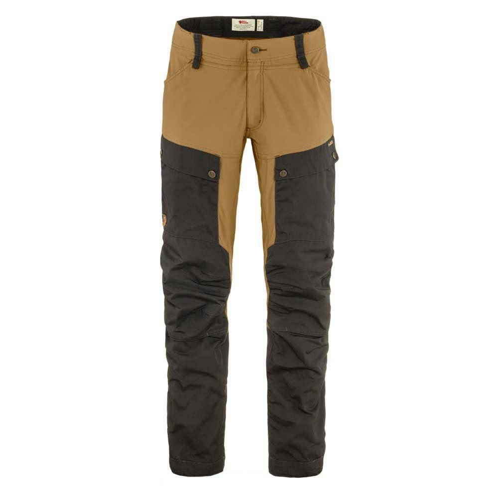 Fjallraven F87176030-23254/R Keb Trousers M Dark Grey-Buckwheat Brown 54/R