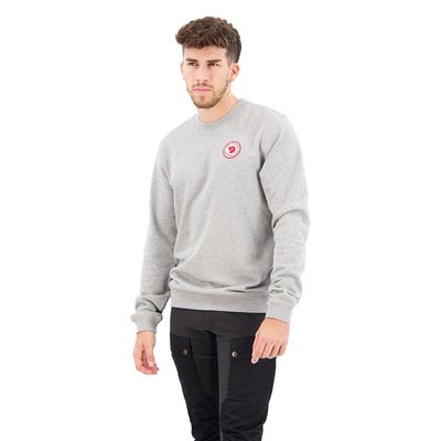 Fjallraven F87230020-999M 1960 Logo Badge Sweater W Grey-Melange M