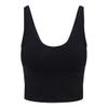 Natural Uniforms Womens Longline Wirefree Sports Bra Medium Support Padded (3X-Large, Black) view 4