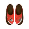 FOCO Men's NFL 2022 Big Logo Color Edge Slipper, Cleveland Browns, Large view 1