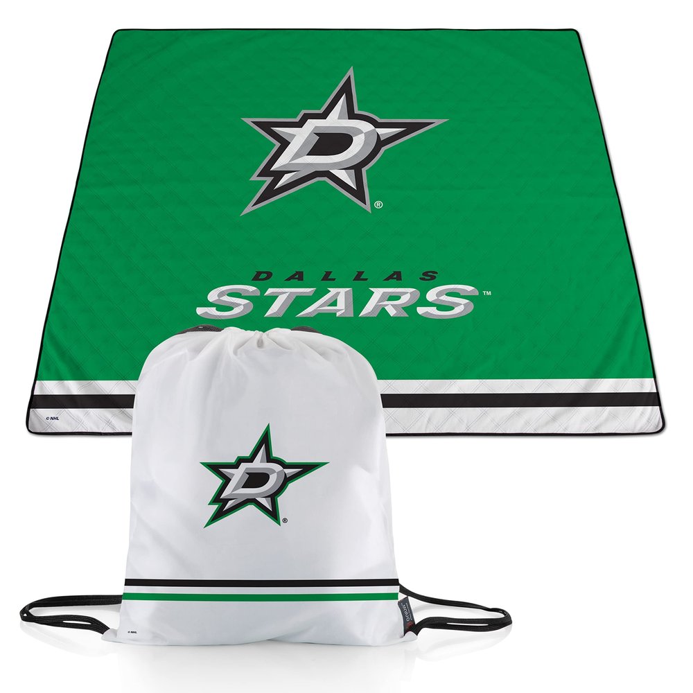 PICNIC TIME NHL Dallas Stars Picnic Blanket, Lightweight Beach Blanket, Machine Washable, Outdoor Blanket