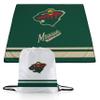 PICNIC TIME NHL Minnesota Wild Picnic Blanket, Lightweight Beach Blanket, Machine Washable, Outdoor Blanket view 1