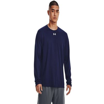Under Armour Men's Black Navy Long Sleeve Athletic Shirt (XXL)