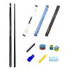 Exquisite Leopard Design Pool Cue, Pool Cue Set, Small Head Pool Cue, Medium Head, Big Head, Length 148Cm, Rainbow Leather Head, 1/2 Two-Section Pool Cue(Color:BB,Size:10.8 Boxes) view 1