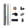 DFT Big Head Billiard Cue, 1/2 Split Entry-Level Cue, with Ninja Leather Head Head Angle, 147 Cm Long, About 18.5 Ounces in Weight, Maple Wood(Color:AA,Size:Knight Barrel) view 1
