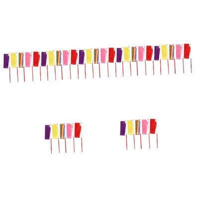 BESTOYARD 35 Pcs Dance Ribbon Ribbons Dancing Streamers Dancing Worship Streamers Rhythmic Gymnastics Ribbon Playset Ribbon Runner Wrist Ribbons Ring Satin Colorful Toy Child