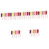BESTOYARD 35 Pcs Dance Ribbon Ribbons Dancing Streamers Dancing Worship Streamers Rhythmic Gymnastics Ribbon Playset Ribbon Runner Wrist Ribbons Ring Satin Colorful Toy Child view 1