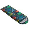 Axolotl Blue Dinosaur Sleeping Bag for Boys Kids Teens Girls,3 Seasons Lightweight Warm Portable Outdoor Indoor,Waterproof Cold Weather Sleeping Bag for Camping Backpacking Hiking,Blue view 4