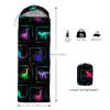 Axolotl Sleeping Bag for Kids,Neon Black Dinosaur Camping Sleeping Bag Lightweight Warm Portable Outdoor Indoor,Waterproof Sleeping Bag with Compression Sack for Camping Backpacking Hiking view 3
