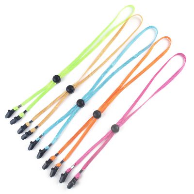 5 Pieces Adjustable Hat Strap Clips Windproof Anti-Loss Cap Strap Clips Hat Chin Cord for Travel, Golfing, Fishing