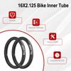 16 x 2.125 Butyl Inner Tubes 2 Pcs 16 Inch Bike Tube 90 Bent Valve Stem Tire Tubes for 16x1.75 16x1.95 16x1.75/2.125 Electric Bicycle Bike Kids Bikes Mountain Bike Replacement Tubes view 3