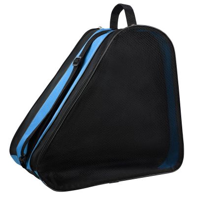 FAWAIKTU Ice Skating Bag, Breathable Roller Skate Bag to Carry Roller Skate or Ice Skates Oxford Cloth Roller Skate Accessories Skate Bag for Kids Men Women Adults (Blue)