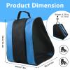 FAWAIKTU Ice Skating Bag, Breathable Roller Skate Bag to Carry Roller Skate or Ice Skates Oxford Cloth Roller Skate Accessories Skate Bag for Kids Men Women Adults (Blue) view 3