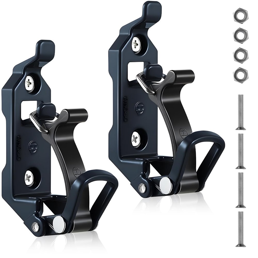 2 Pcs Shovel Holder for Truck, Metal Shovel Mount for Roof Rack, Truck, RV