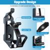 2 Pcs Shovel Holder for Truck, Metal Shovel Mount for Roof Rack, Truck, RV view 2