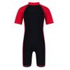 Daenrui Kids Boys Girls One Piece Swimsuits Water Sport Swimwear Short Rash Guard UPF 50+ Sun Protection Red 8 Years view 2