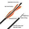 wolfman 31" Carbon Arrows Archery Hunting Arrows Targeting Practice Arrows with 5" Turkey Feathers Spine 500 for Recurve Bow and Compound Bow 6/12pcs (Orange, 12pcs) view 4