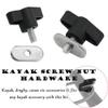 AKOAK 2 Pcs Kayak Screw Nut Hardware, Track Canoe Kayak Track Installation System Fishing Boat Accessories view 4