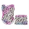 Loodgao Kids Girls 2Pcs Gymnastics Outfits Sleeveless Dance Leotard with Shorts Athletic Biketard Dancewear Swimwear Leopard 12 view 1