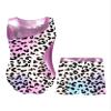 Loodgao Kids Girls 2Pcs Gymnastics Outfits Sleeveless Dance Leotard with Shorts Athletic Biketard Dancewear Swimwear Leopard 12 view 2