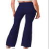 KQUZO Plus Size Woman Yoga High Waist Flare Tummy Control Bootleg Bell Bottom Casual Work Stretched Pants (Plus-Size, 2X, Full_Navy) view 4