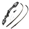68 Inch Takedown Recurve Bow 20-40 Lbs F Interface Bow Riser and Limbs Aluminum Competition Athletic Bow for RH Hunting Shooting (28 Lbs, Black) view 3