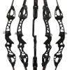 25" Recurve Bow Riser F Interface Takedown Bow Handle Aluminum Alloy Bow Riser for Archery Competition Hunting Right Handed (Black) view 2