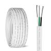 Kimbluth 12 Gauge Triplex Marine Wire Tinned Copper Boat Cable, 100ft 12 AWG Standard USA OFC Oxygen Free Copper Wire for Automotive Boat Speakers Solar Outdoors view 1