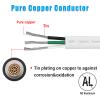 Kimbluth 12 Gauge Triplex Marine Wire Tinned Copper Boat Cable, 100ft 12 AWG Standard USA OFC Oxygen Free Copper Wire for Automotive Boat Speakers Solar Outdoors view 3