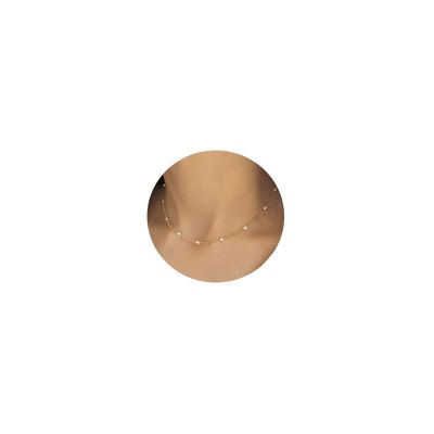 Gold Pearl Necklace for Women, 14K Gold Plated Pearl Necklaces for Women Trendy Simple Pearl Chain Beaded Necklace Dainty Pearl Choker Necklace for Women Gold Jewelry Gifts