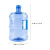 NOLITOY Outdoor Water Jug Handle Pet Water Container for Camping Hiking and Travel Portable Tank Sealing Design for Fresh view 2