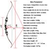 68 Inch Takedown Recurve Bow 20-40 Lbs F Interface Bow Riser and Limbs Aluminum Competition Athletic Bow for RH Hunting Shooting(36 Lbs, Red) view 2