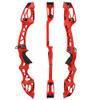 25" Recurve Bow Riser F Interface Takedown Bow Handle Aluminum Alloy Bow Riser for Archery Competition Hunting Right Handed (Red) view 2
