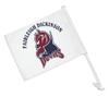 Fairleigh Dickinson University Primary Logo Car Truck Flag with Window Clip On Pole Holder - Right Passenger Side view 1