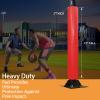 Heavy Duty Basketball Pole Pads, Fits 3" x 3", 3.5"x 3.5", 4" x 4" Round Size Poles, 2" Thick 72" Tall All-Weather Pad(Red,3 Sides Parcels) view 4