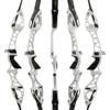 25" Recurve Bow Riser F Interface Takedown Bow Handle Aluminum Alloy Bow Riser for Archery Competition Hunting Right Handed (White) view 2