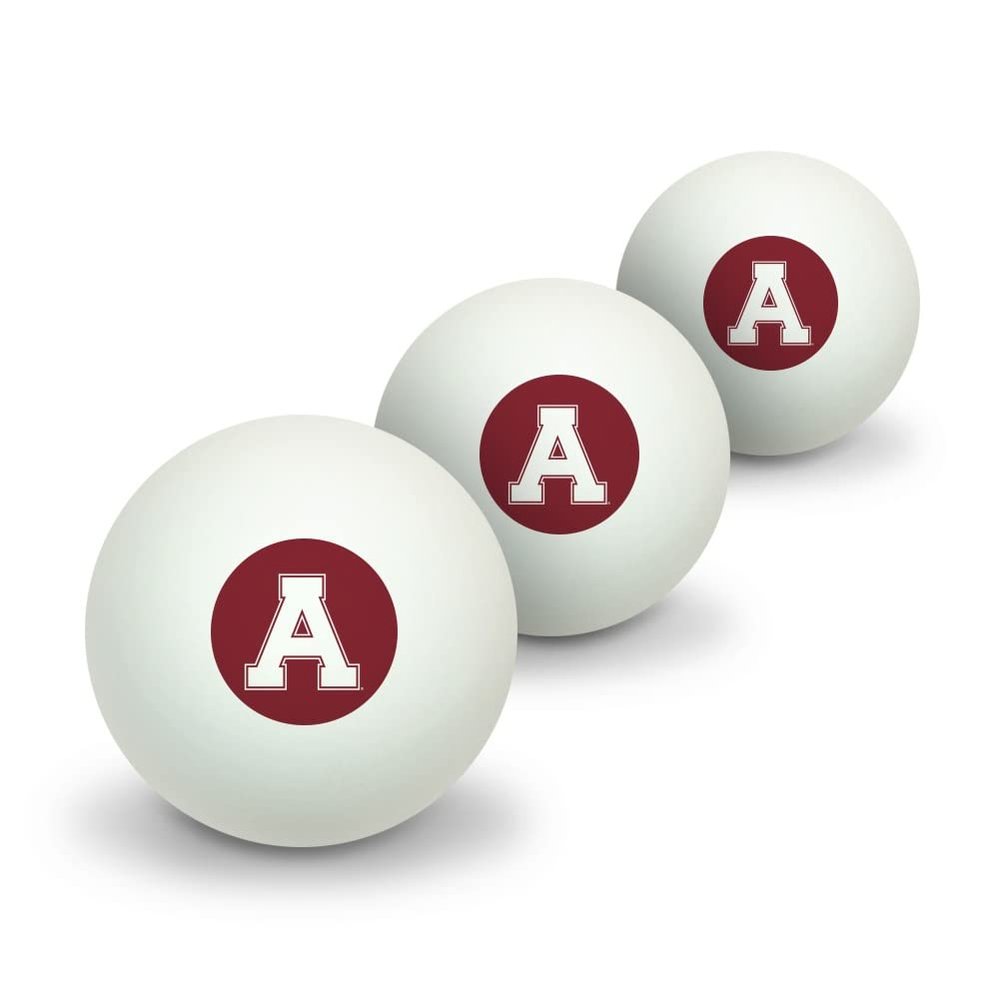 Alma College Primary Logo Novelty Table Tennis Ping Pong Ball 3 Pack