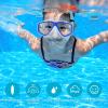 KUYOU Youth Snorkel Set for Ages 7-16 - Anti-Fog Mask, Full Dry Top Snorkel, Adjustable Fins - Premium Quality, Comfortable and Durable Set for Teen Snorkelers (Sea Sky Blue) view 2