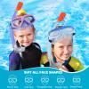 KUYOU Youth Snorkel Set for Ages 7-16 - Anti-Fog Mask, Full Dry Top Snorkel, Adjustable Fins - Premium Quality, Comfortable and Durable Set for Teen Snorkelers (Sea Sky Blue) view 4