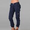 Cargo Pants Womens Multi Pockets Baggy Hippie Parachute Pants Low Waist Trouser Baggy Active Joggers Cinch Bottom view 2