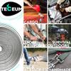TECEUM 1 Inch Webbing  Light Gray  25 Yards  1 Webbing for Outdoors Indoors Crafting DIY nw view 4