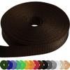 TECEUM 1 Inch Webbing  Dark Chocolate  10 Yards  1 Webbing for Outdoors Indoors Crafting DIY nw view 1
