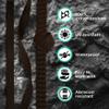 TECEUM 1 Inch Webbing  Dark Chocolate  10 Yards  1 Webbing for Outdoors Indoors Crafting DIY nw view 3