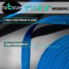 TECEUM 2 Inch Webbing  Simple Blue  50 Yards  2 Heavy-Duty Wide Webbing for Outdoors Indoors Crafting DIY nw view 2