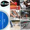 TECEUM 2 Inch Webbing  Simple Blue  50 Yards  2 Heavy-Duty Wide Webbing for Outdoors Indoors Crafting DIY nw view 4