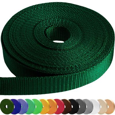TECEUM 1.5" 50 Yards Webbing Strap, Dark Green Heavy Duty Craft Tape