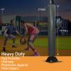 ProSlam Heavy Duty Basketball Pole Pads, Fits 3" x 3", 3.5"x 3.5", 4" x 4" Round or Square Size Poles, 2" Thick 72" Tall All-Weather Pad(Grey,3 Sides Parcels) view 4
