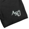 Adams State University Mens Sweat Shorts School Logo, Black, Large view 2