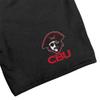 Christian Brothers University Mens Sweat Shorts Primary Logo, Black, Medium view 2